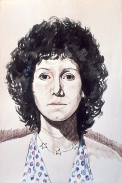 Sylvia Shap Realist Artist: Portrait of 'Self Portrait #1'