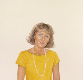 Sylvia Shap Realist Artist: Portrait of 'Anne Edgerton'