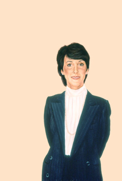Sylvia Shap Realist Artist: Portrait of 'Bobbie Greenfield'