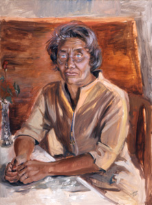 Sylvia Shap Realist Artist: Portrait of 'Oteka'