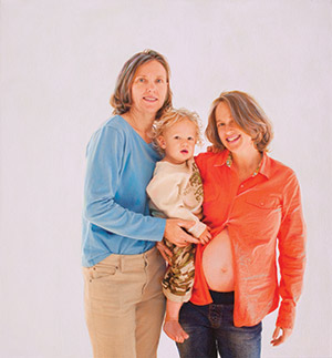 Sylvia Shap Realist Artist: Portrait of 'An American Family'