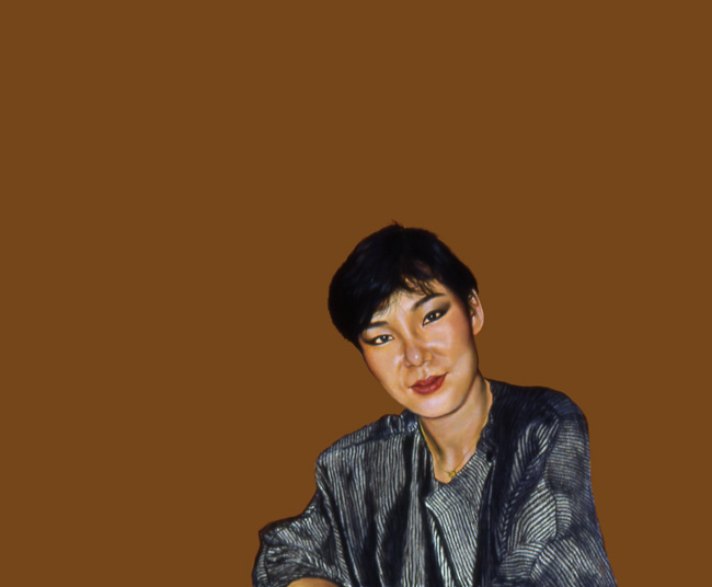 Sylvia Shap Realist Artist: Portrait of 'A Woman from Singapore'