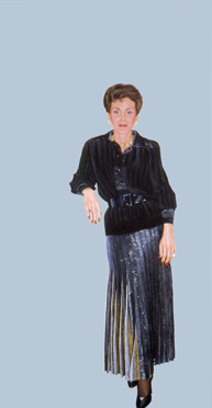 Sylvia Shap Realist Artist: Portrait of 'Madame X'