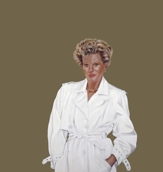 Sylvia Shap Realist Artist: Portrait of 'Pam Wyler'